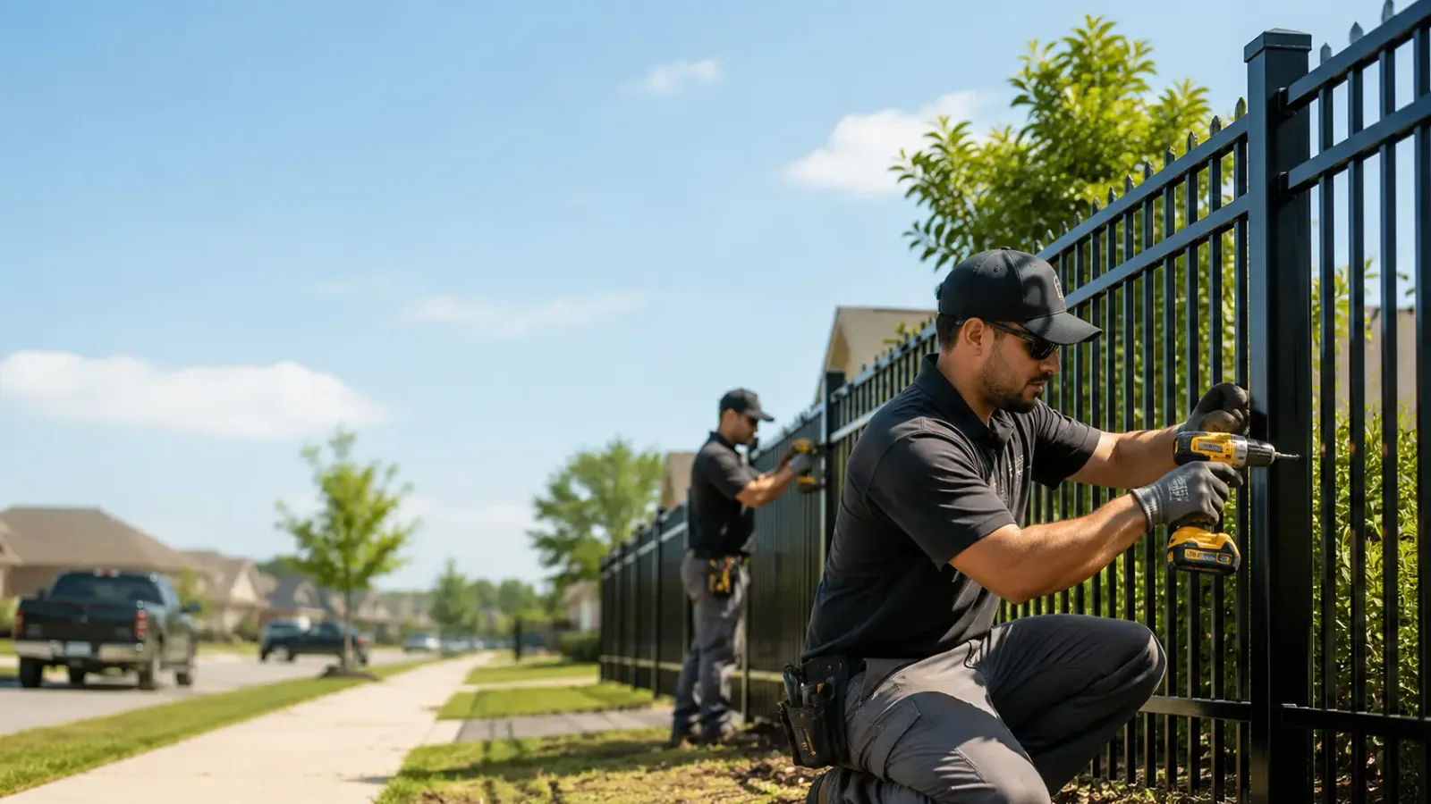 Metal Fence Installation in Schriever, LA